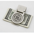 Silver Snap Action Metal Money Clip